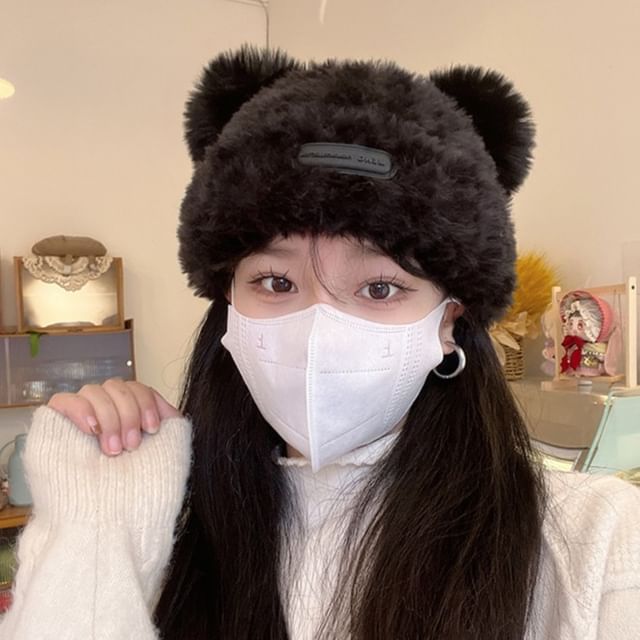 Chenille Ear Bera Hat