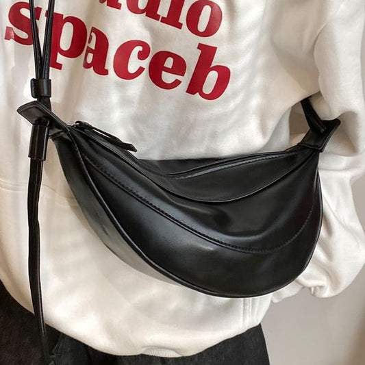 Faux Leather Waist Bag