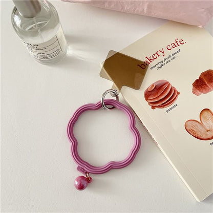 Wavy Hoop Phone Strap with Lanyard Pad