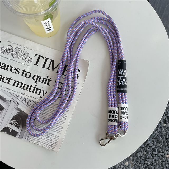 Lettering Phone Lanyard with Lanyard Pad