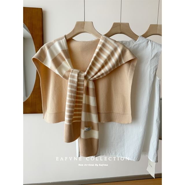Shawl Knit Striped