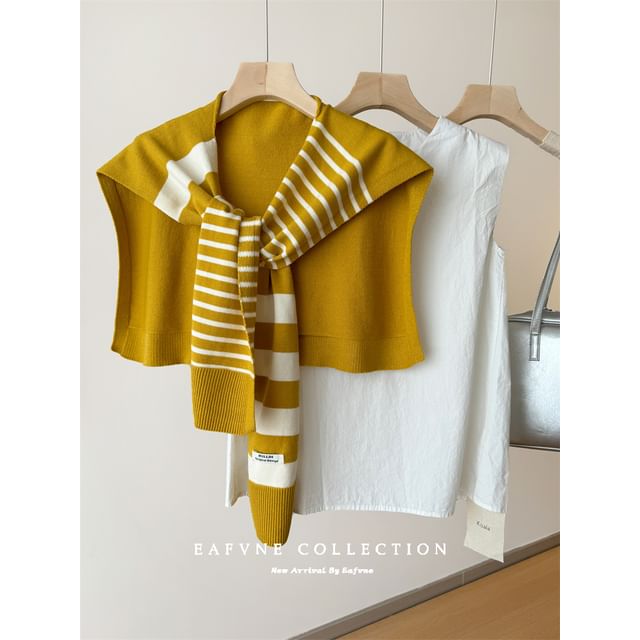 Shawl Knit Striped