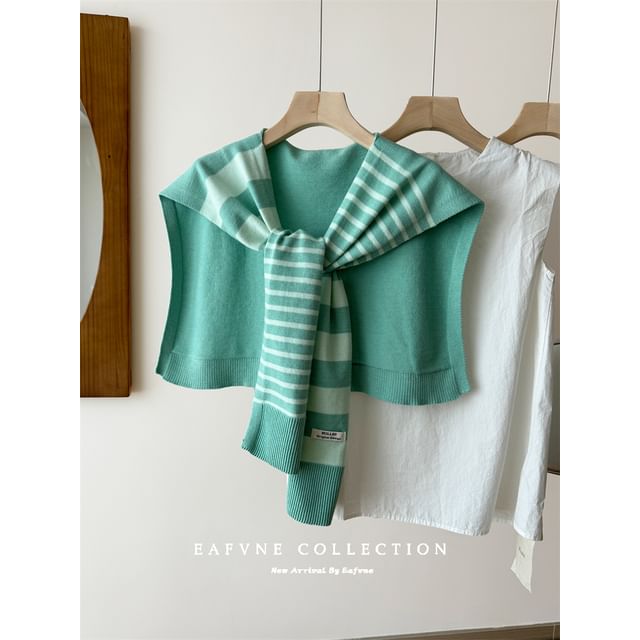 Shawl Knit Striped
