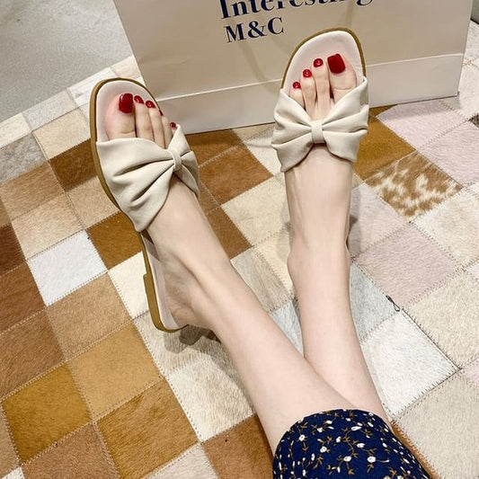 Slide Bow Sandals