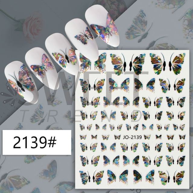 Butterfly Nail Art Sticker