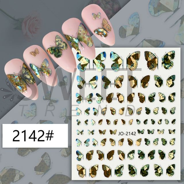 Butterfly Nail Art Sticker