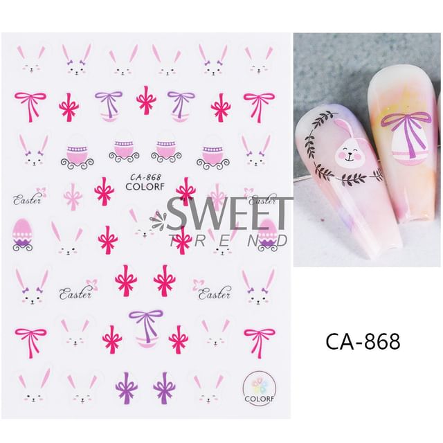 Cartoon Nail Art Sticker