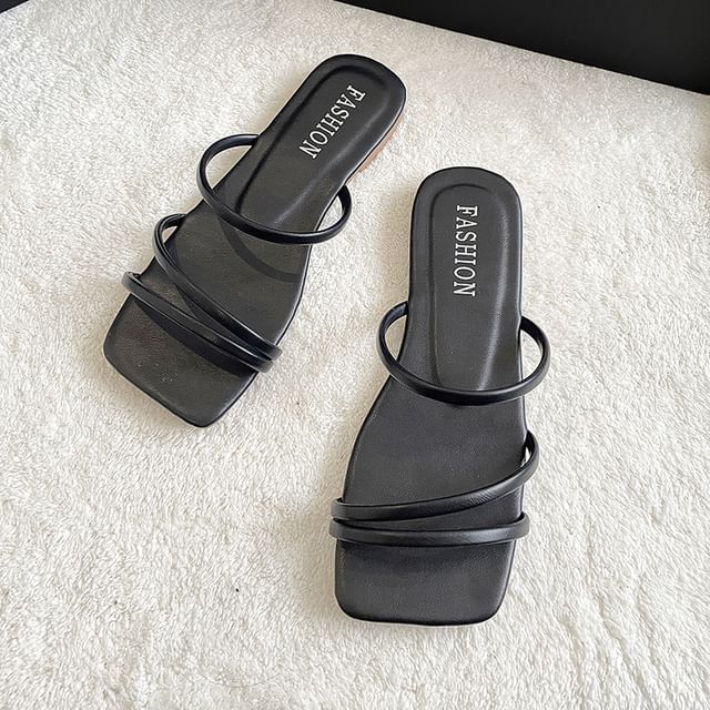 Sandals Slide Strappy