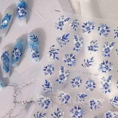 Floral Nail Art Stickers