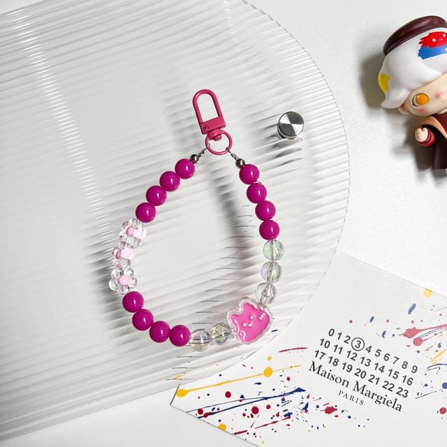 Bead Phone Rabbit Strap