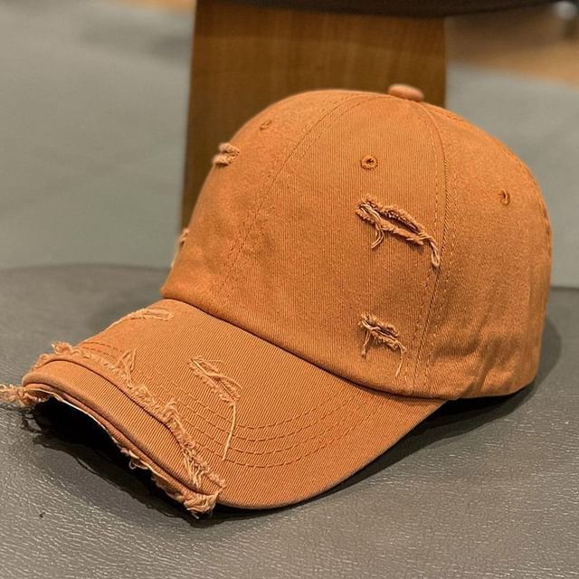 Cap Plain Distressed
