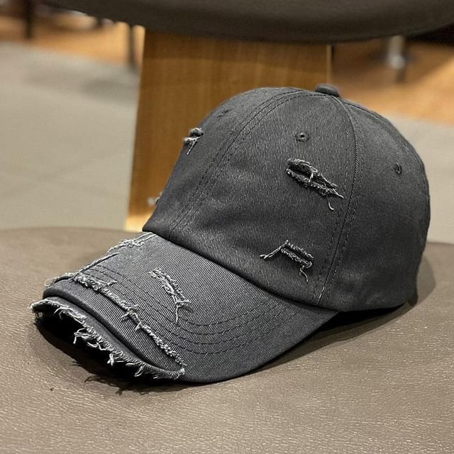 Cap Plain Distressed