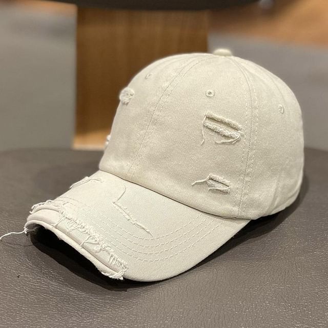 Cap Plain Distressed