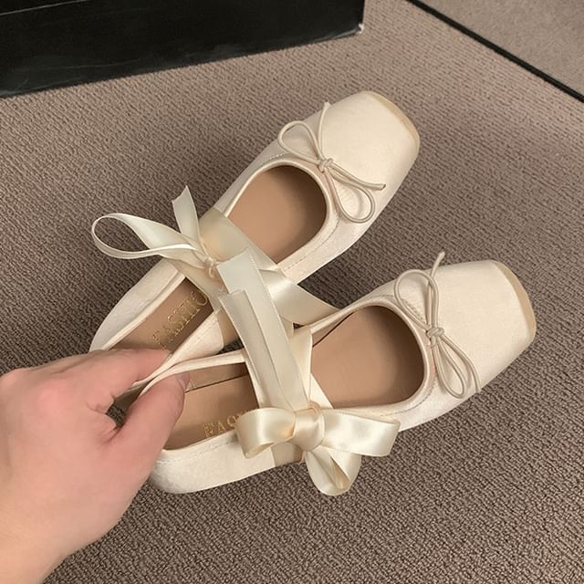 Flats Balletcore Accent Floral