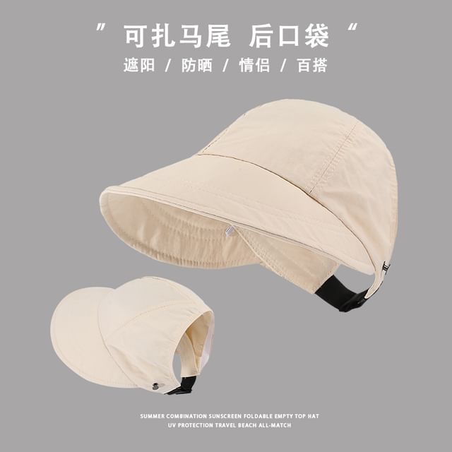 Top Open Plain Cap