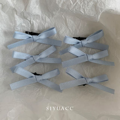 Set of 6: Ribbon Hair Clip