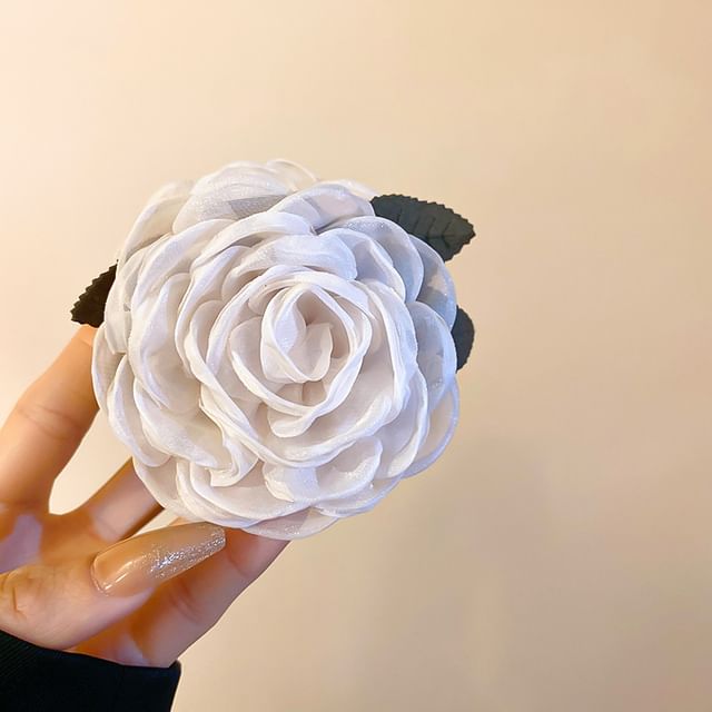 Mesh Floral Claw Hair