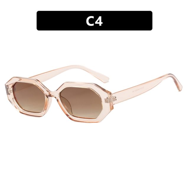 Geometric Frame Sunglasses