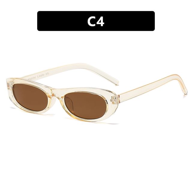 Oval Frame Sunglasses