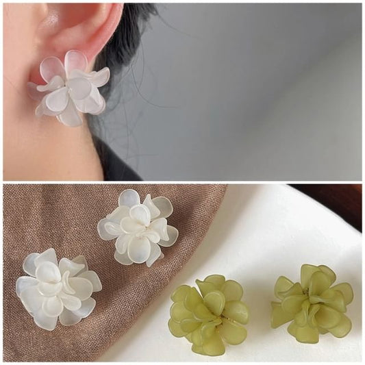 Cuff Flower Earring