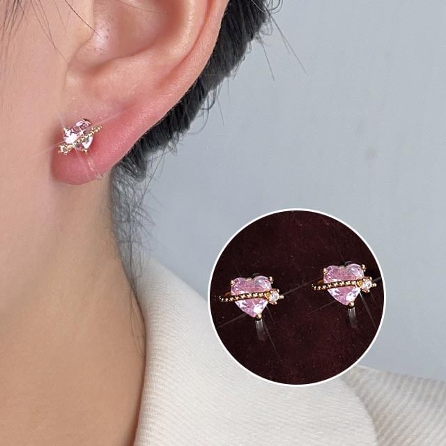 Cuff Heart Earring