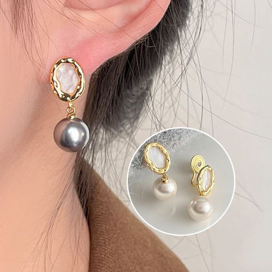 Faux Pearl Earring Cuff