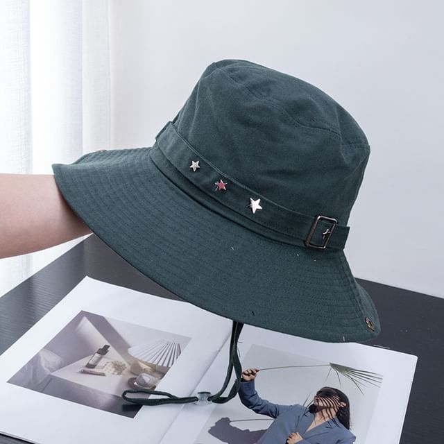 Plain Bucket Hat Buckled