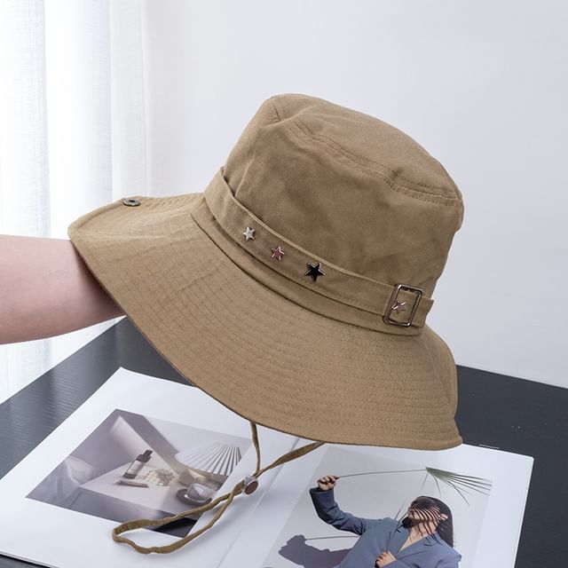 Plain Bucket Hat Buckled