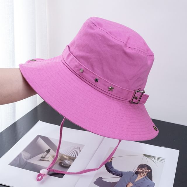 Plain Bucket Hat Buckled