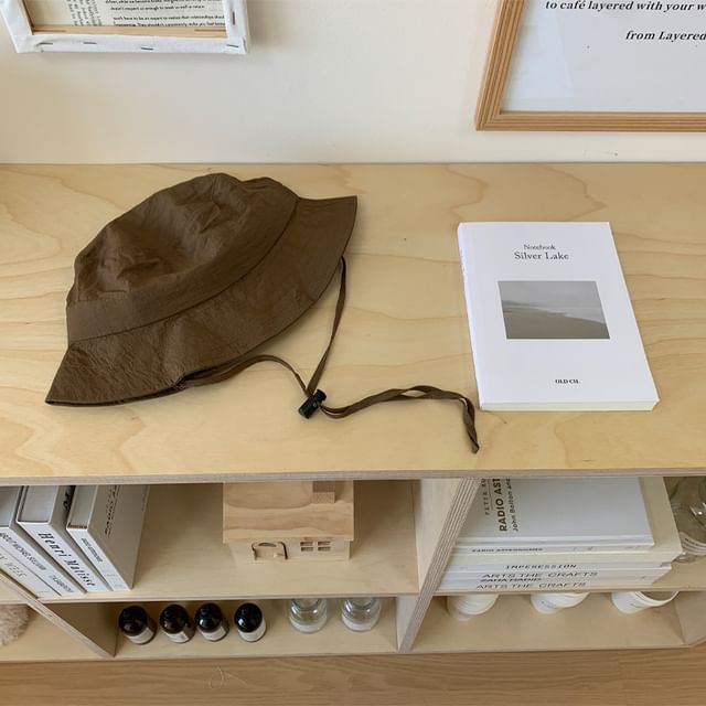 Plain Drawstring Hat Bucket