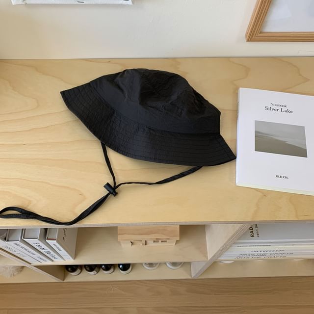Plain Drawstring Hat Bucket
