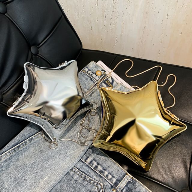 Chain Crossbody Strap Star Bag
