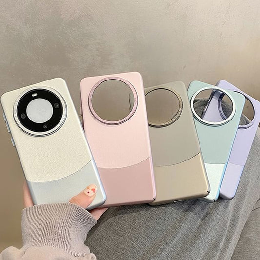 Color Leather Phone Case Panel Faux