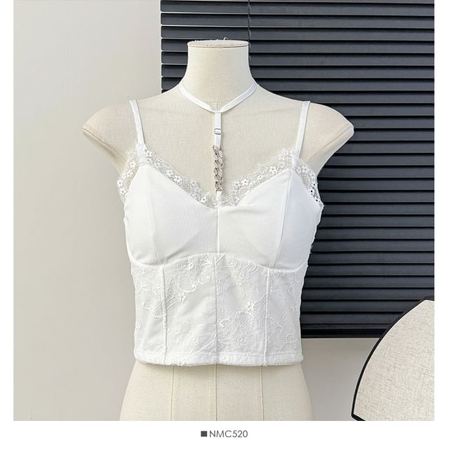 Lace-Trim Camisole Top
