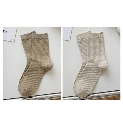 Ribbed Socks Set