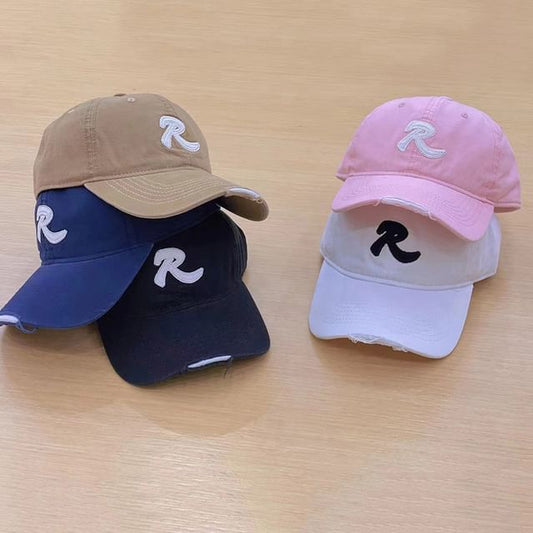 Baseball Cap Lettering Embroidered