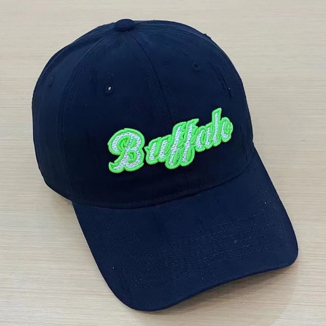 Baseball Lettering Embroidered Cap