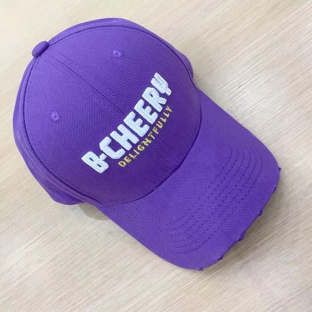 Cap Lettering Embroidered Baseball