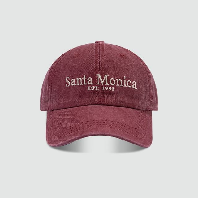 Embroidered Baseball Cap Lettering