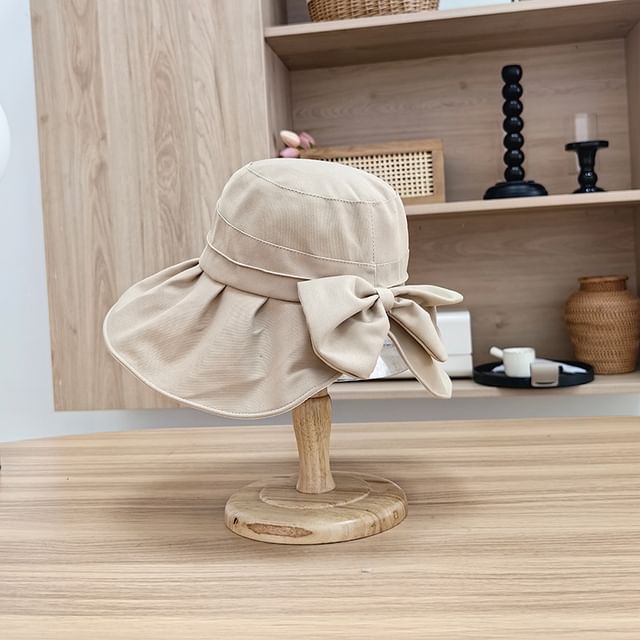 Bow Hat Plain Bucket
