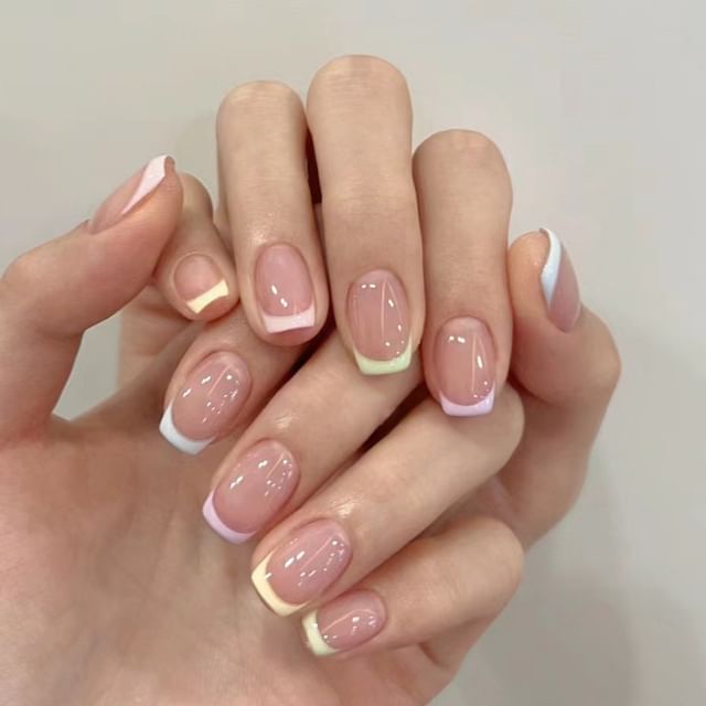 Contrast Trim Press On Nail