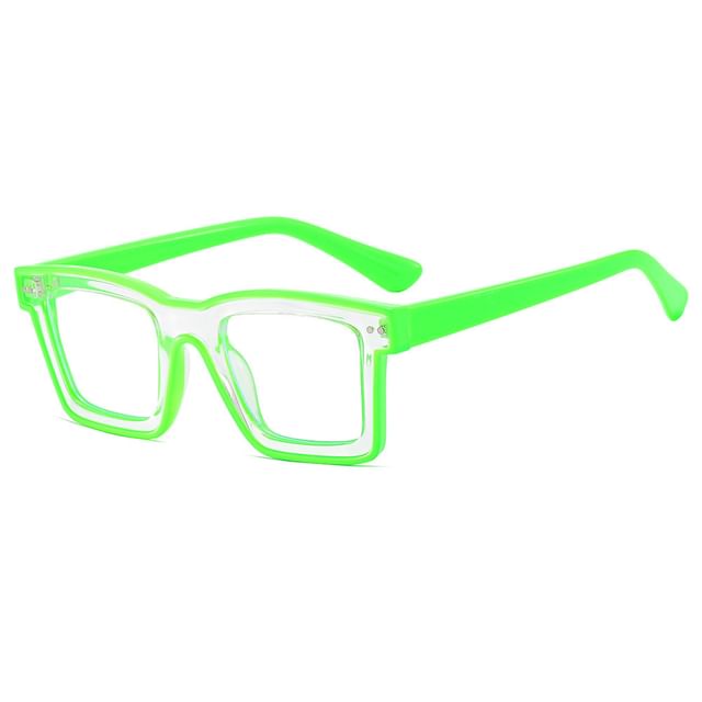 Blue Square Blocking Eyeglasses Light