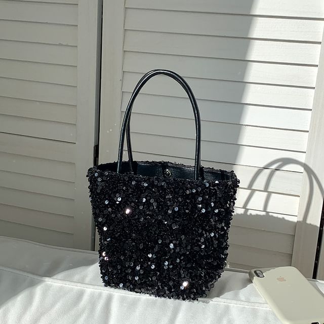 Sequin Tote Bag