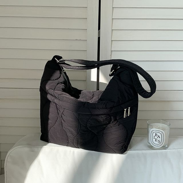 Plain Quilted Bag Crossbody