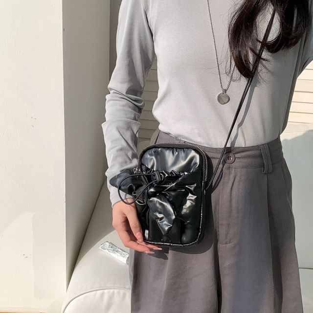 Crossbody Nylon Bow Bag