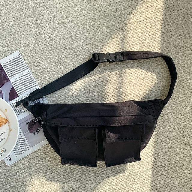 Plain Nylon Belt Bag