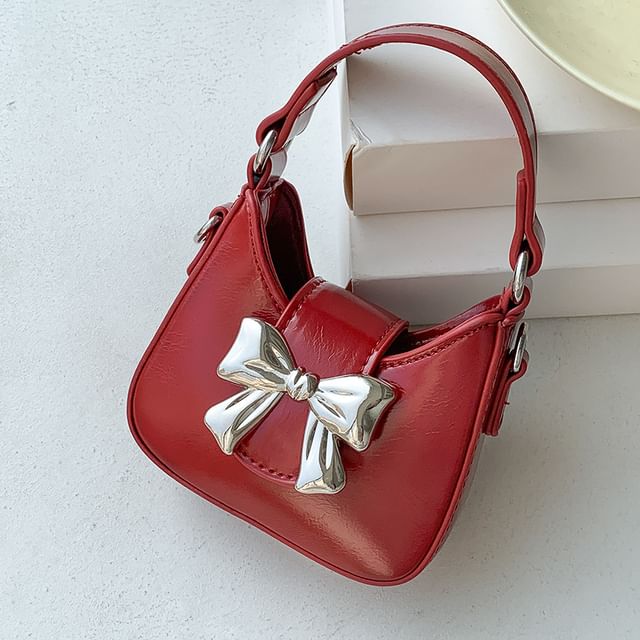 Crossbody Bow Chain Strap Bag