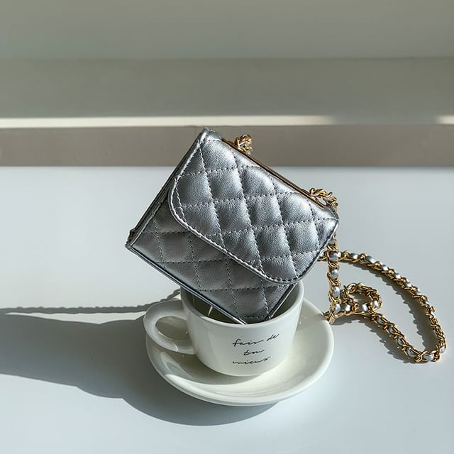 Bag Flap Chain Quilted Strap Crossbody