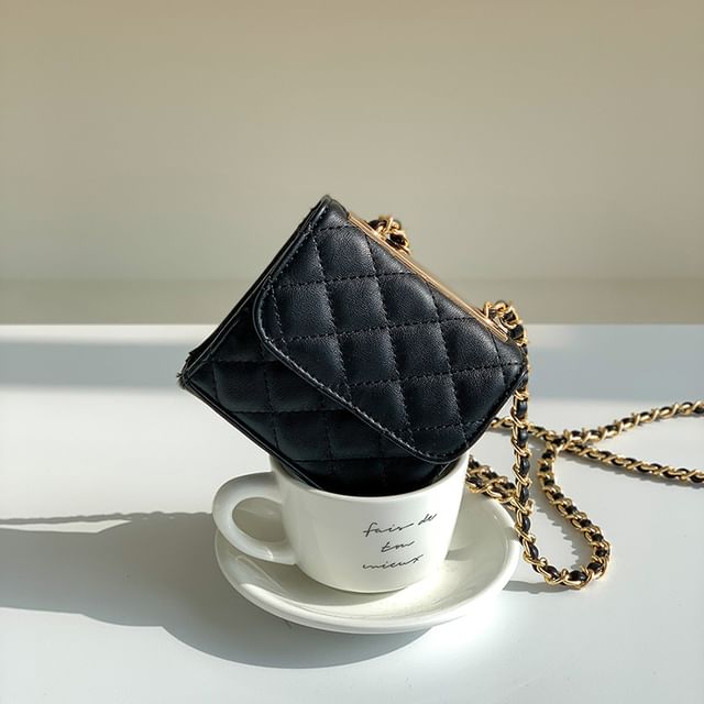 Bag Flap Chain Quilted Strap Crossbody