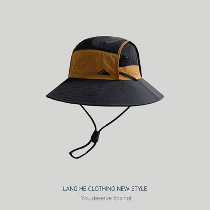 Color Panel Bucket Hat